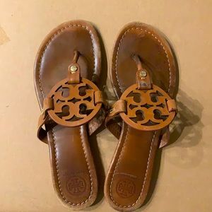 Tory Burch Brown Miller Sandals